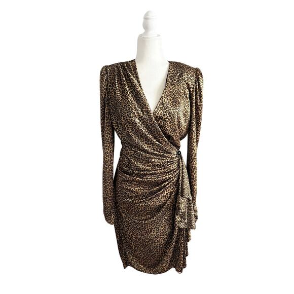 Vintage 1980s Filigree Ltd Collection Draped Dress 10 - Picture 1 of 11